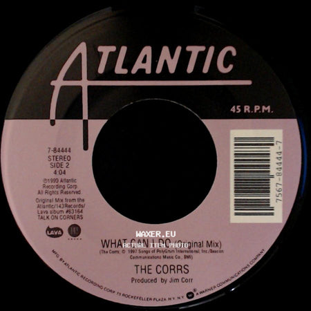 The Corrs - What Can I Do (Mangini Remix) / What Can I Do (Original Mix) side B