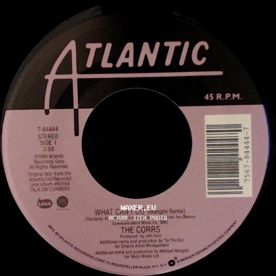The Corrs - What Can I Do (Mangini Remix) / What Can I Do (Original Mix) side A