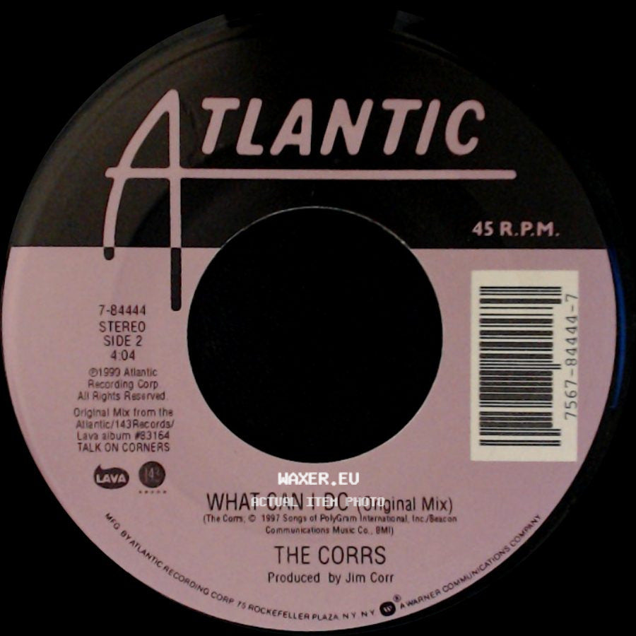 The Corrs - What Can I Do (Mangini Remix) / What Can I Do (Original Mix) side B