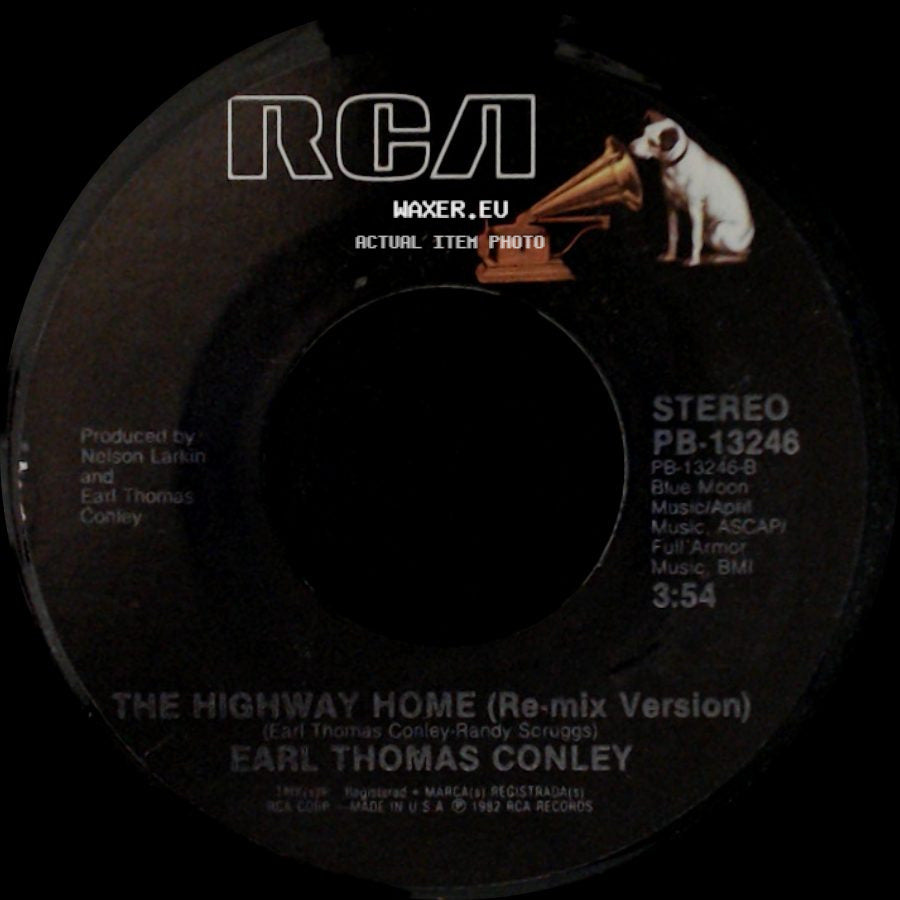 Earl Thomas Conley - The Highway Home (Re-Mix Version) / Heavenly Bodies (Re-Mix Version) side A
