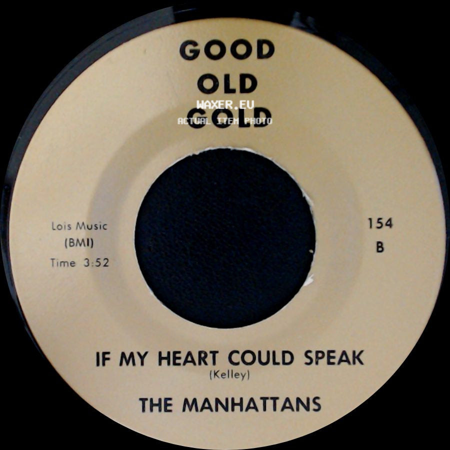 The Blender / The Manhattans - Daughter / If My Heart Could Speak side B