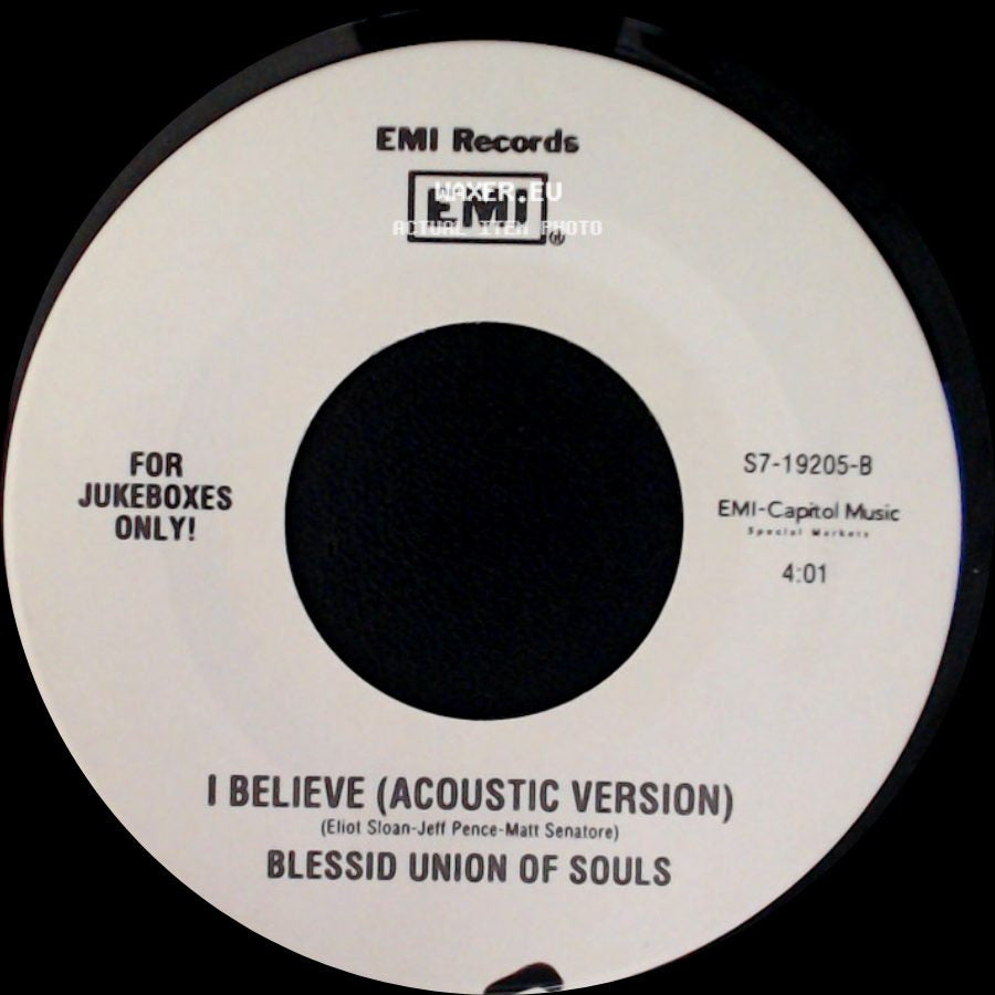 Blessid Union Of Souls - All Along / I Believe (Acoustic Version) side B