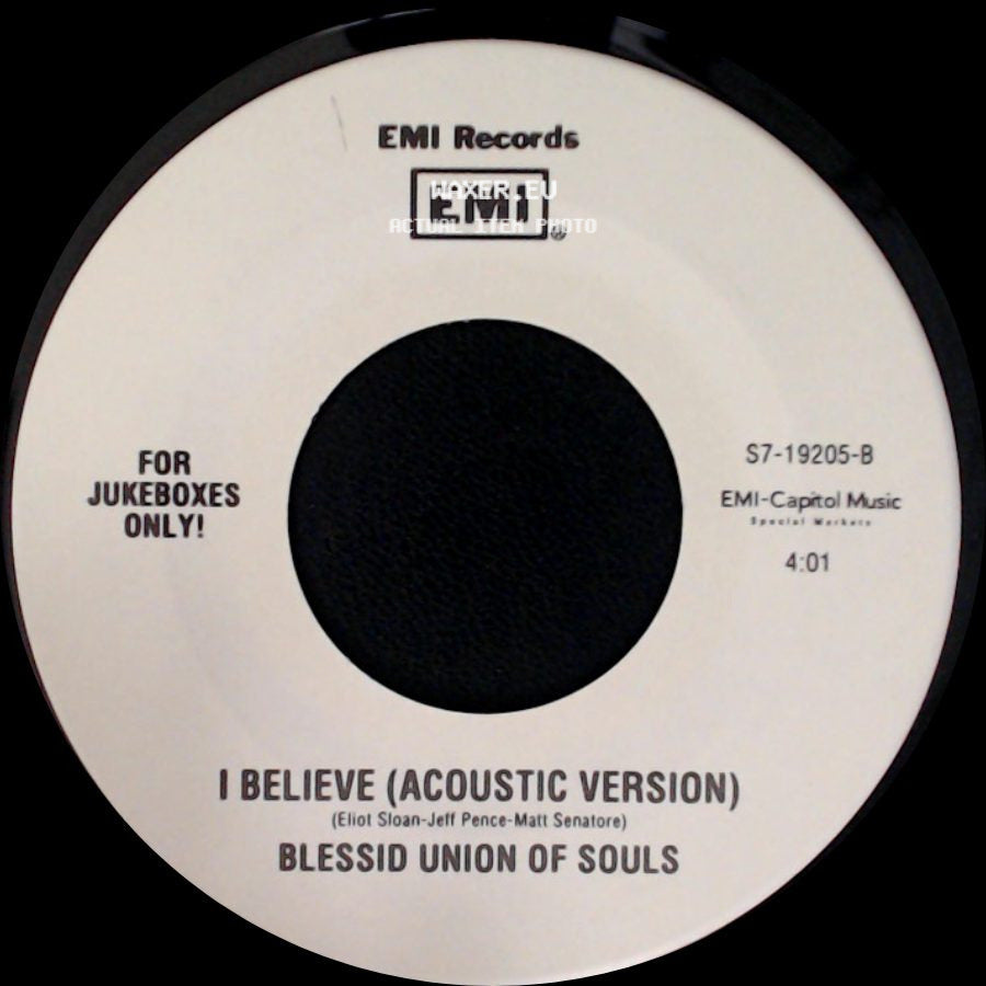 Blessid Union Of Souls - All Along / I Believe (Acoustic Version) side B