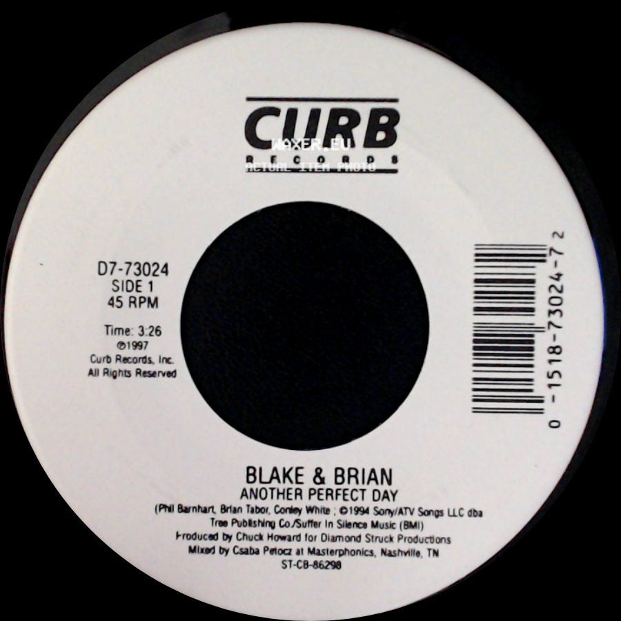Blake & Brian - Another Perfect Day / Straight To You side A