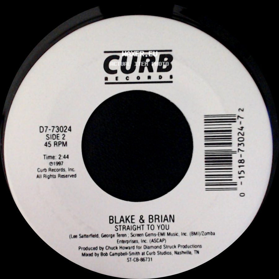 Blake & Brian - Another Perfect Day / Straight To You side B