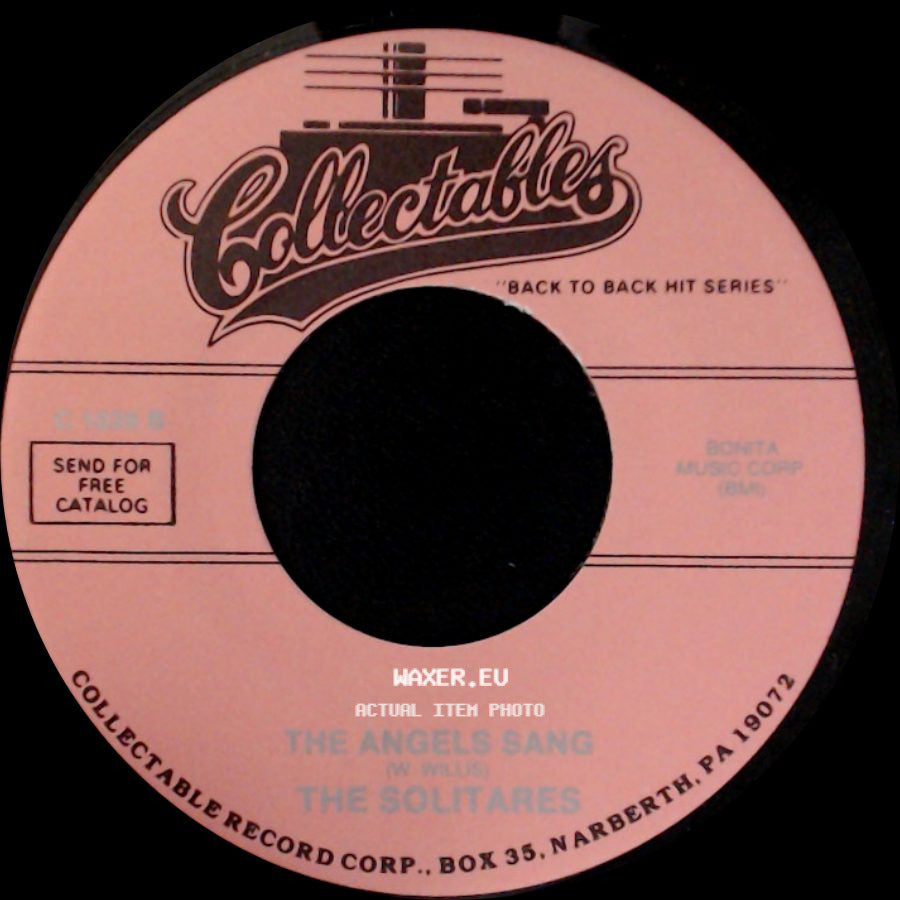 Billy Bland / The Solitares - Let The Little Girl Dance / The Angels Sang side B