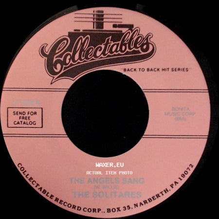 Billy Bland / The Solitares - Let The Little Girl Dance / The Angels Sang side B