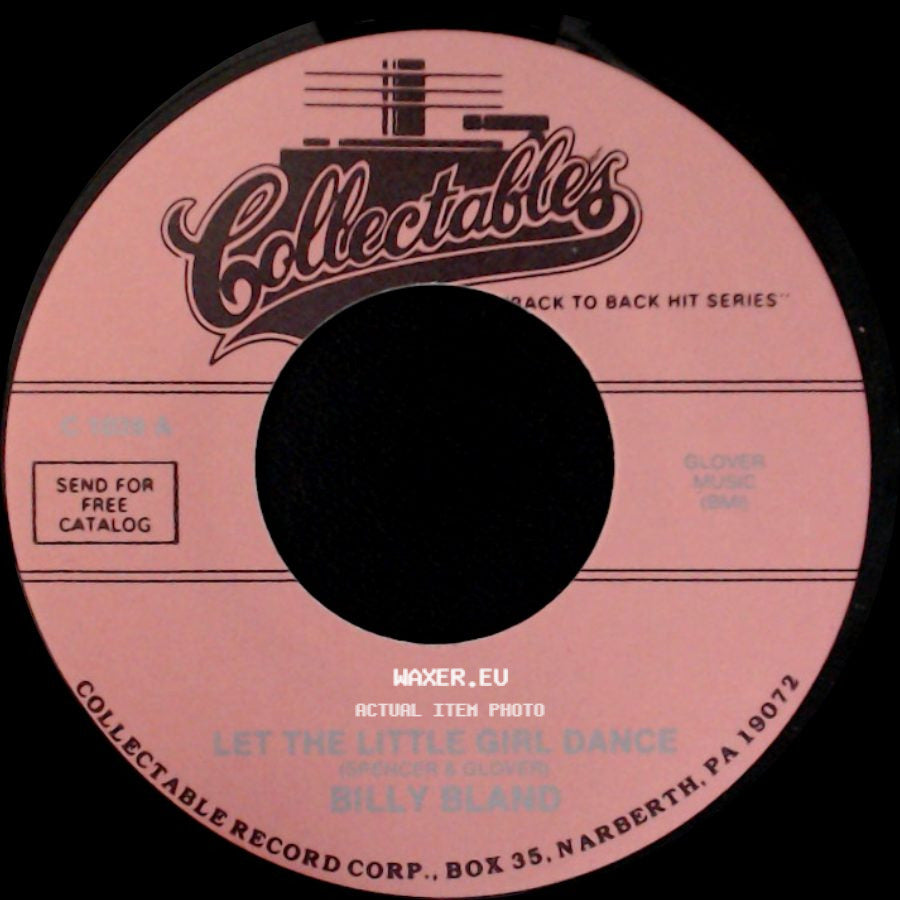 The Solitares / Billy Bland - The Angels Sang / Let The Little Girl Dance side B