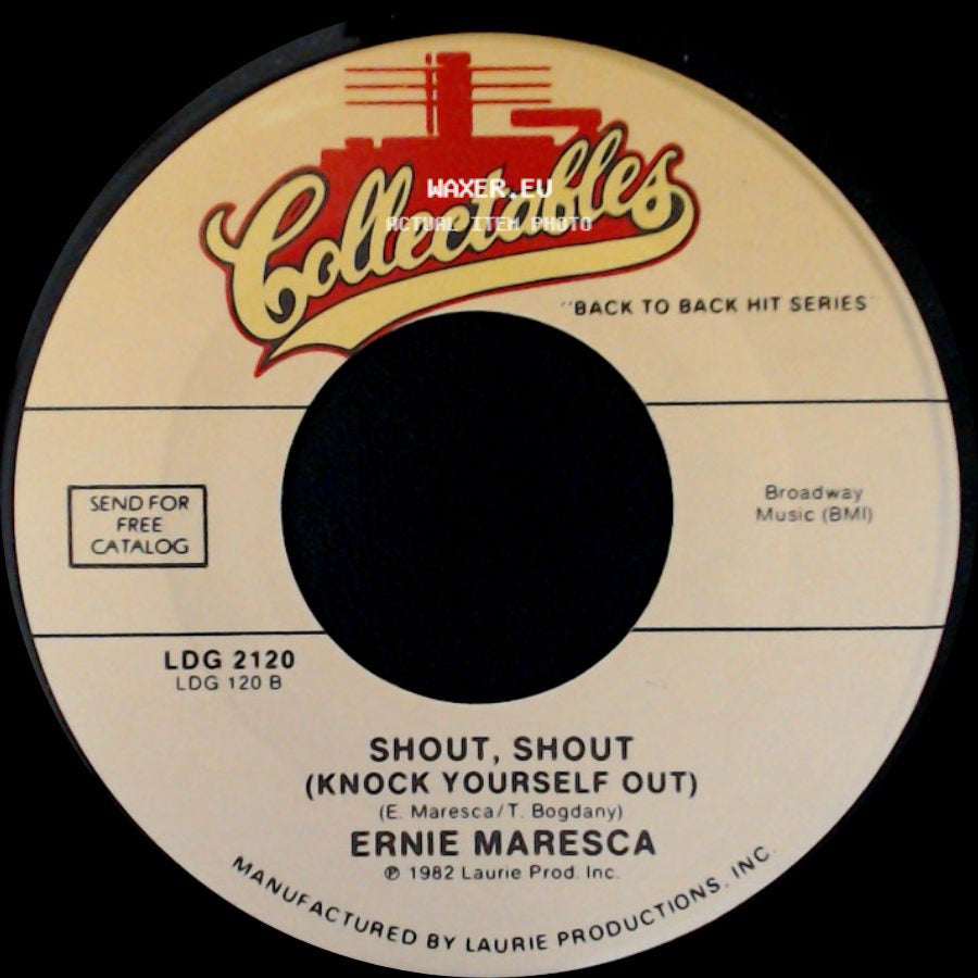 Marcie Blaine / Ernie Maresca - Bobby's Girl / Shout, Shout (Knock Yourself Out) side B