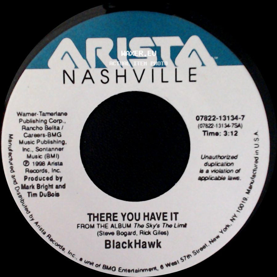 Blackhawk - When I Find It, I'll Know It / There You Have It side B