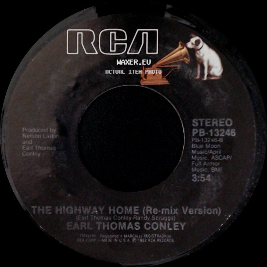Earl Thomas Conley - The Highway Home (Re-Mix Version) / Heavenly Bodies (Re-Mix Version) side A