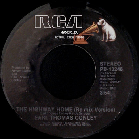 Earl Thomas Conley - The Highway Home (Re-Mix Version) / Heavenly Bodies (Re-Mix Version) side A