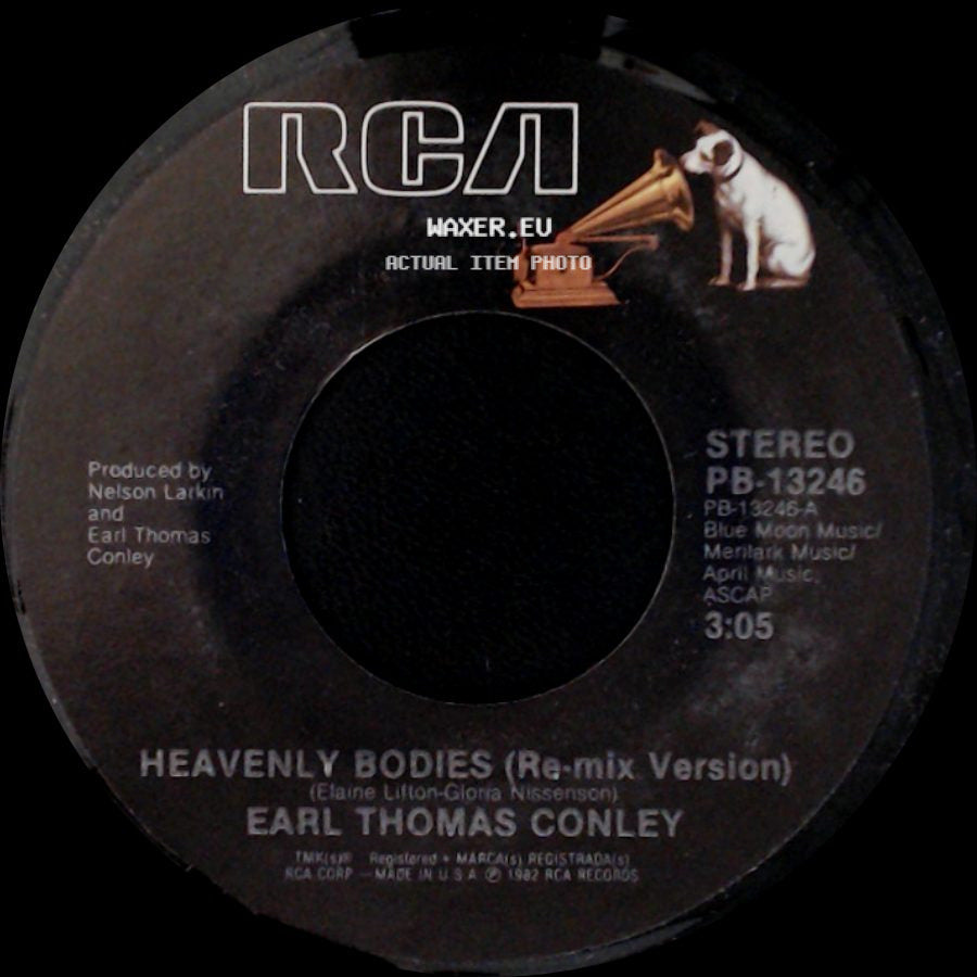 Earl Thomas Conley - The Highway Home (Re-Mix Version) / Heavenly Bodies (Re-Mix Version) side B