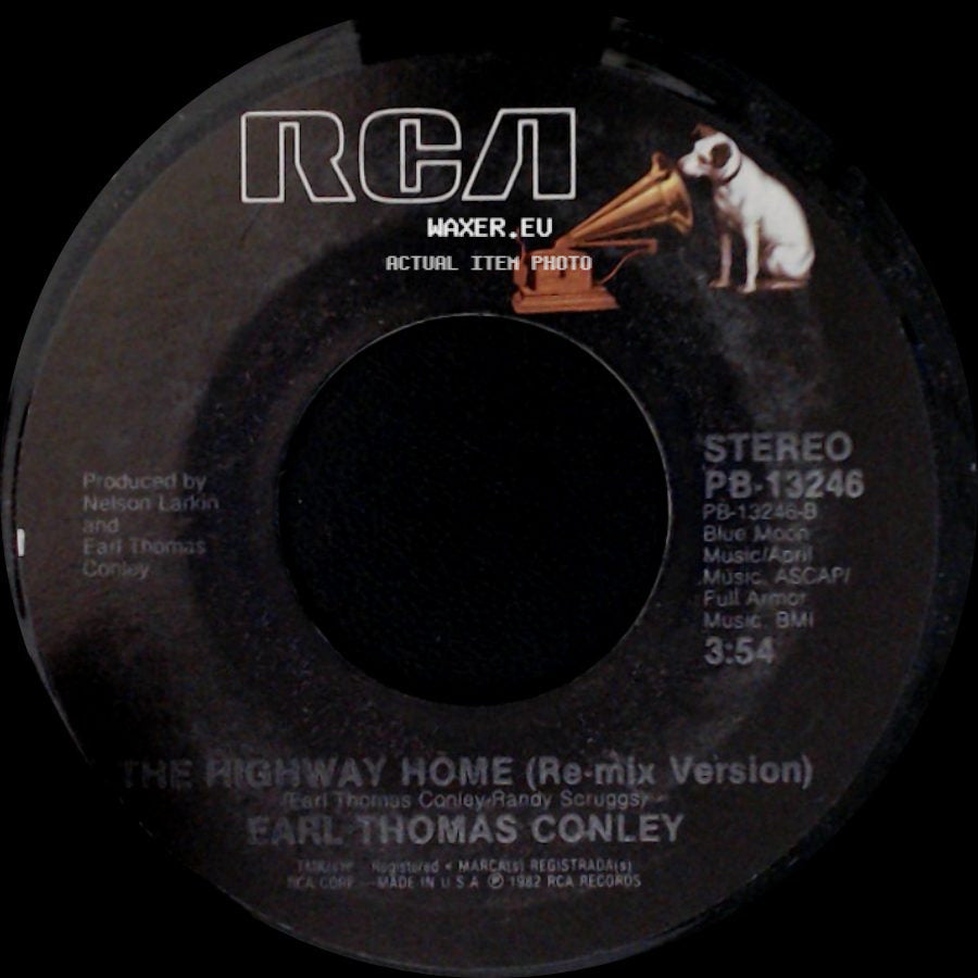 Earl Thomas Conley - Heavenly Bodies (Re-Mix Version) / The Highway Home (Re-Mix Version) side B
