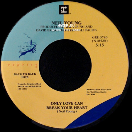 Neil Young With Crazy Horse / Neil Young - Cinnamon Girl / Only Love Can Break Your Heart side B