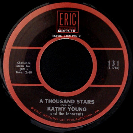 Kathy Young And The Innocents - Happy Birthday Blues / A Thousand Stars side B