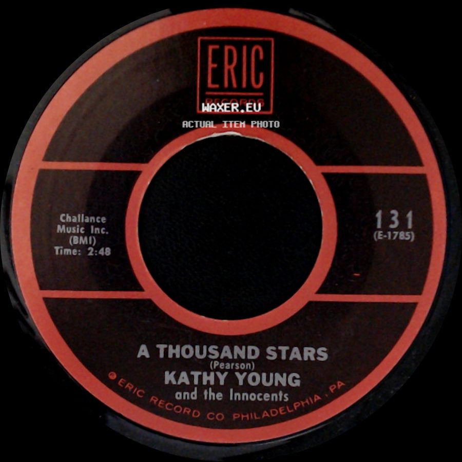 Kathy Young And The Innocents - Happy Birthday Blues / A Thousand Stars side B
