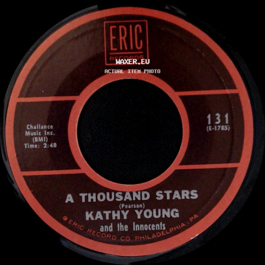 Kathy Young And The Innocents - Happy Birthday Blues / A Thousand Stars side B