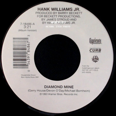 Hank Williams Jr. - Dirty Mind / Diamond Mine side B