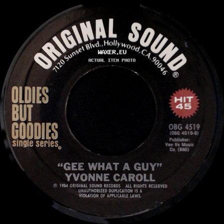 Yvonne Caroll / Kathy Young - Gee What A Guy / A Thousand Stars side A