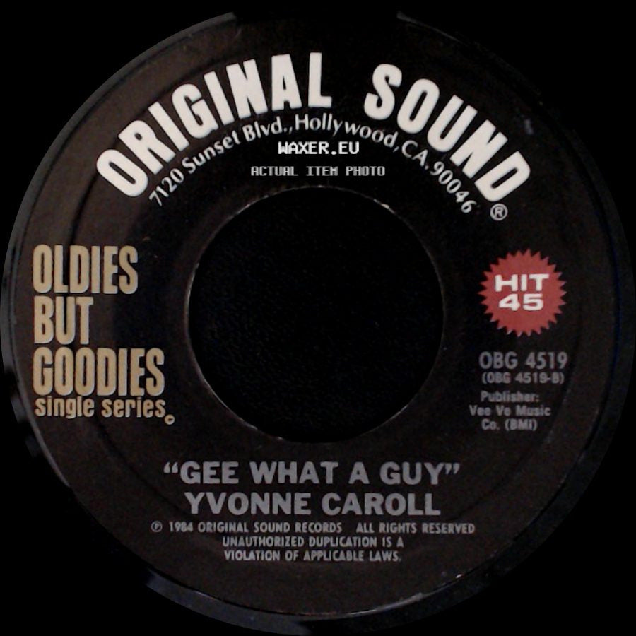 Yvonne Caroll / Kathy Young - Gee What A Guy / A Thousand Stars side A