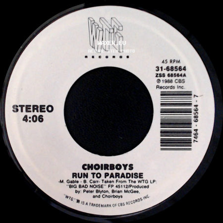 Choirboys - Run To Paradise / Gasoline side A