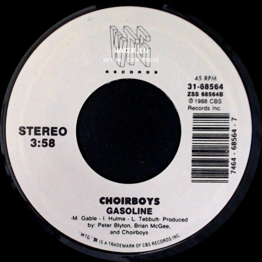 Choirboys - Run To Paradise / Gasoline side B