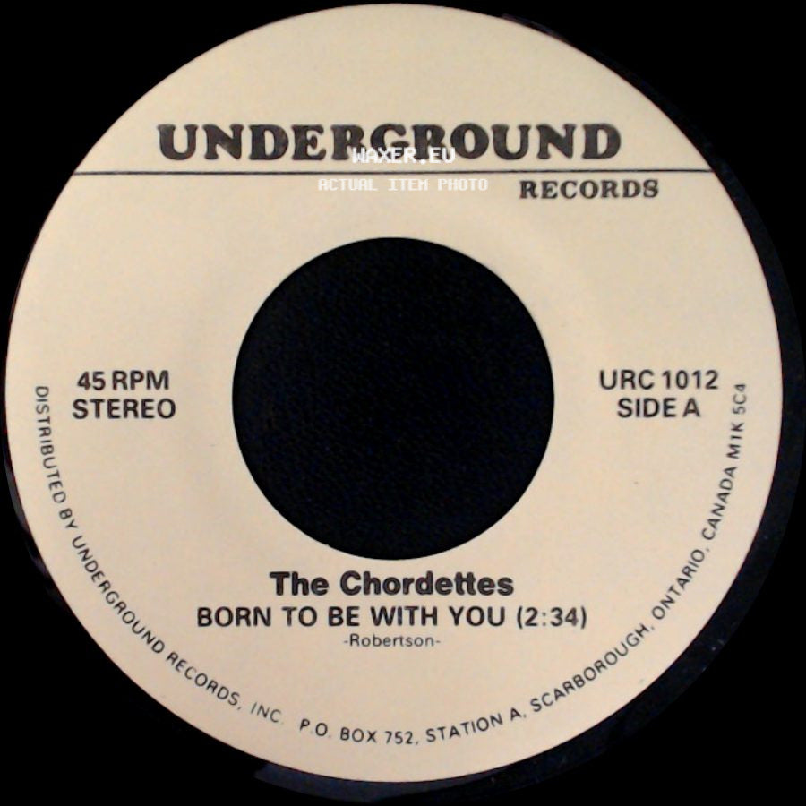 The Chordettes - Born To Be With You (2:34) / Eddie My Love (2:34) side A