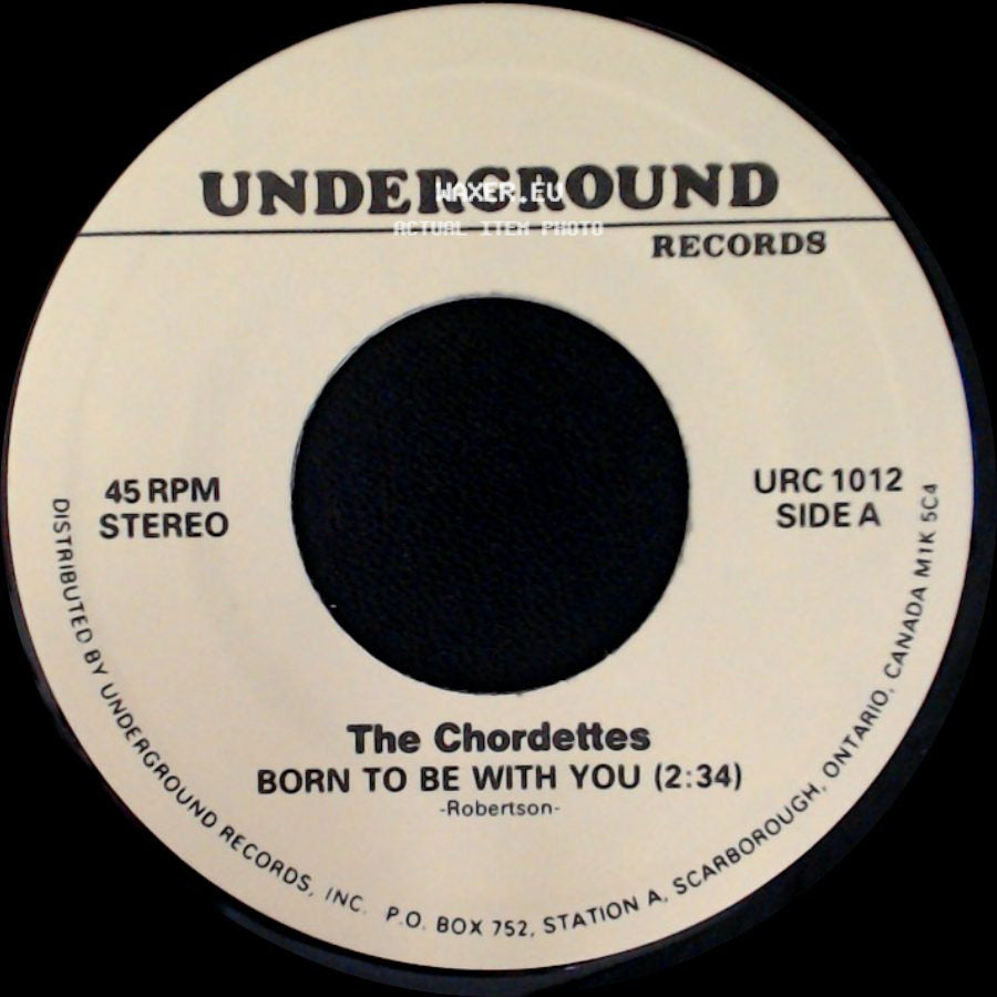 The Chordettes - Born To Be With You (2:34) / Eddie My Love (2:34) side A