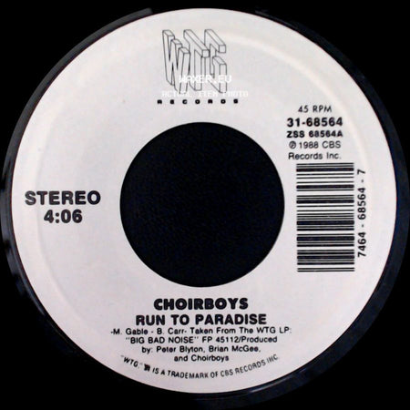 Choirboys - Run To Paradise / Gasoline side A