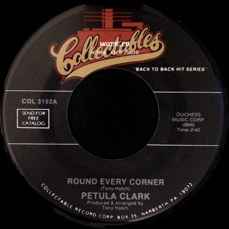 Petula Clark - Round Every Corner / Color My World side A