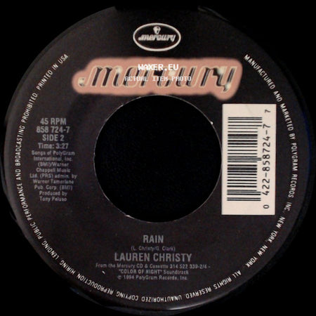 Lauren Christy - The Color Of The Night / Rain side B