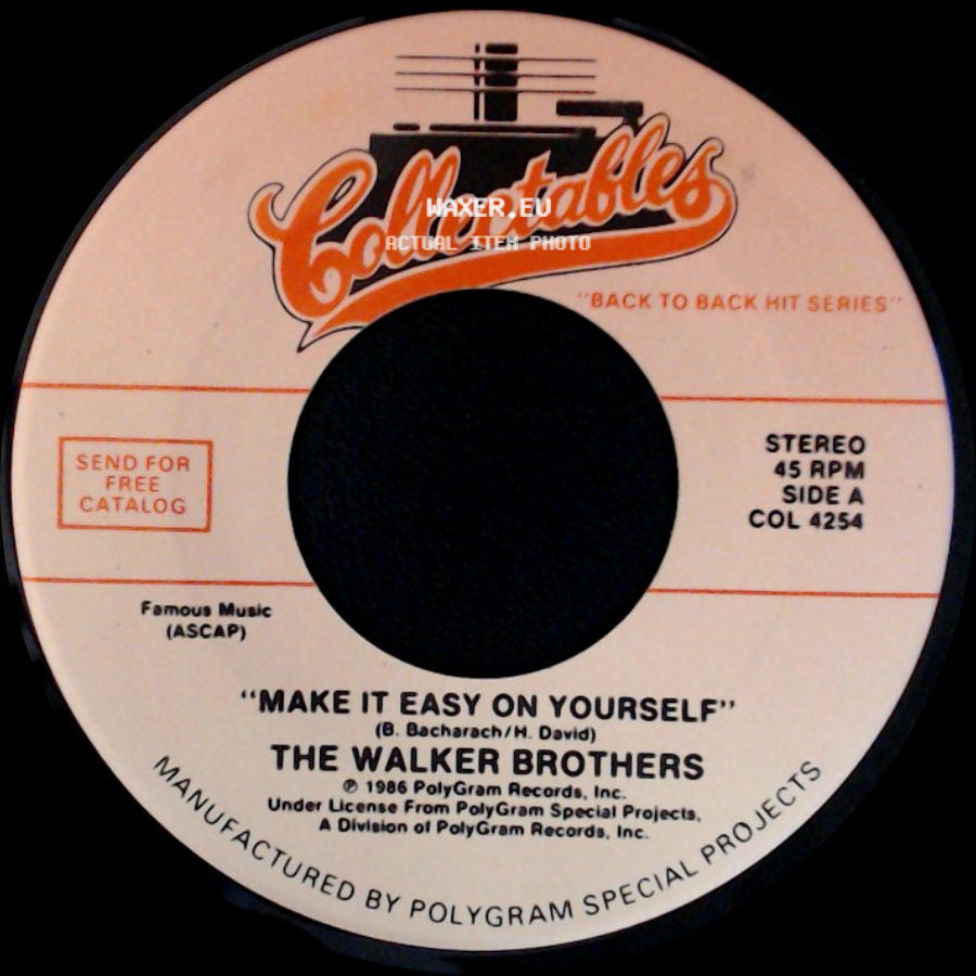 The Walker Brothers / Lou Christie - Make It Easy On Yourself / Rhapsody In The Rain side A