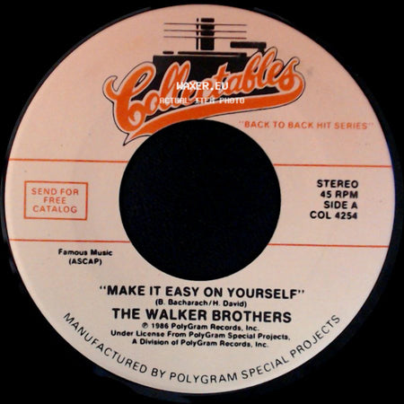 The Walker Brothers / Lou Christie - Make It Easy On Yourself / Rhapsody In The Rain side A