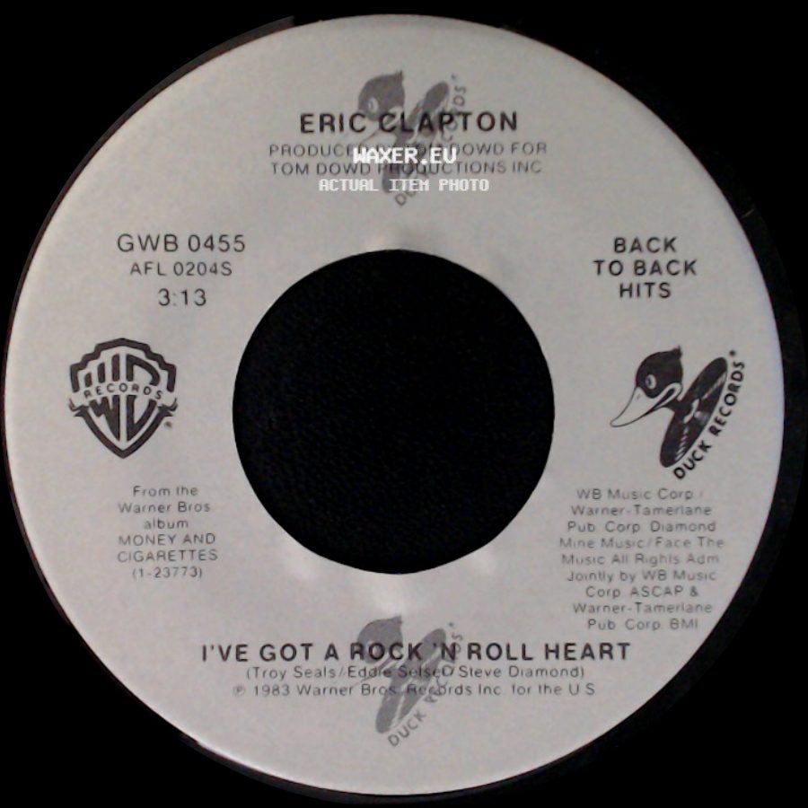 Eric Clapton - The Shape You're In / I've Got A Rock 'n Roll Heart side B