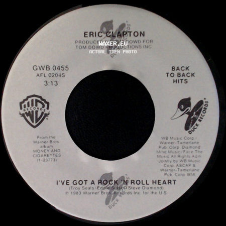 Eric Clapton - The Shape You're In / I've Got A Rock 'n Roll Heart side B