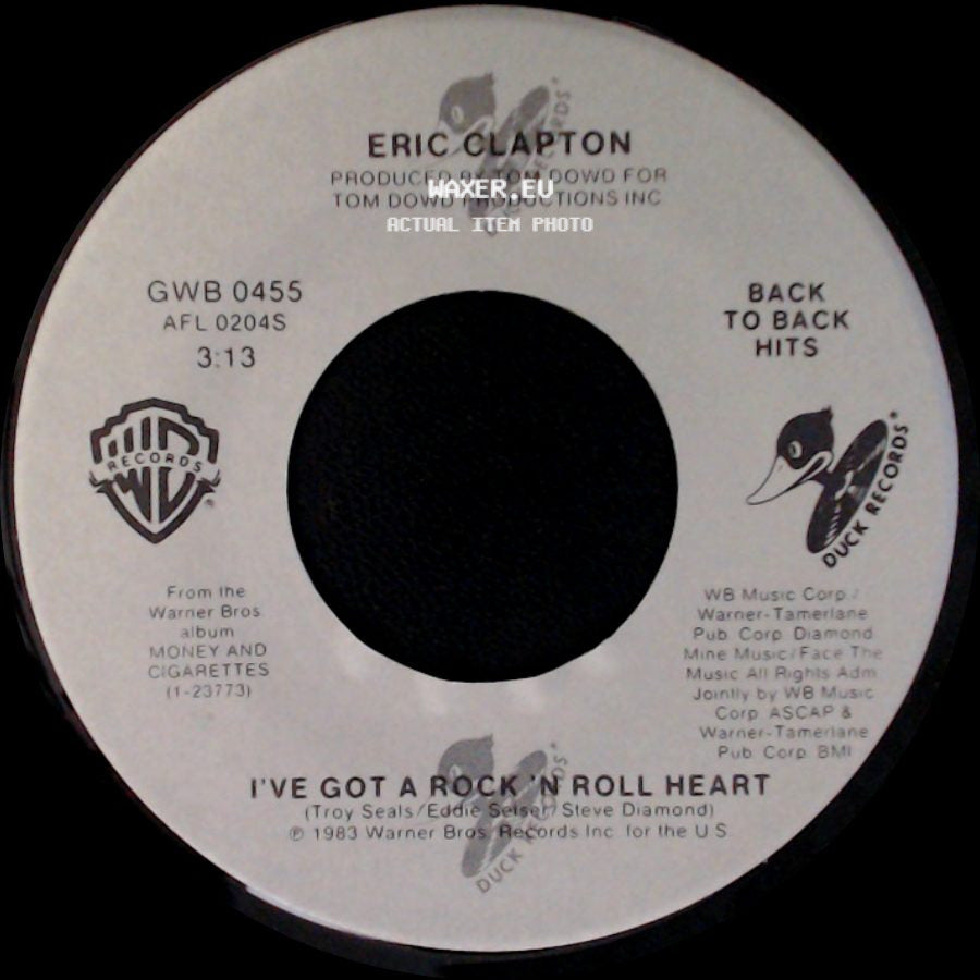 Eric Clapton - The Shape You're In / I've Got A Rock 'n' Roll Heart side B