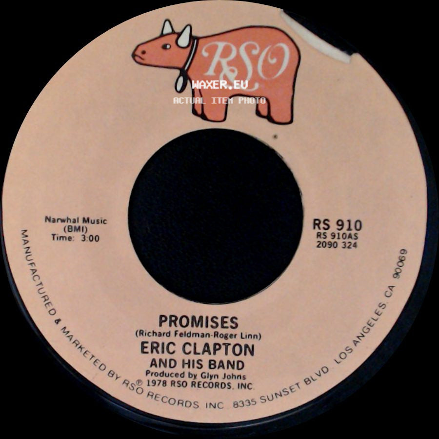 Eric Clapton And His Band - Watch Out For Lucy / Promises side B