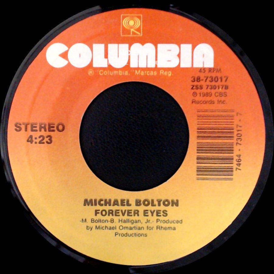 Michael Bolton - Forever Eyes / How Am I Supposed To Live Without You side A