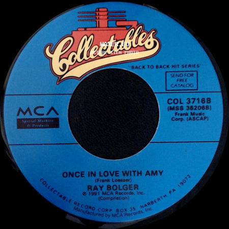 Ray Bolger / Georgia Gibbs - Once In Love With Amy / Ballin' The Jack side A