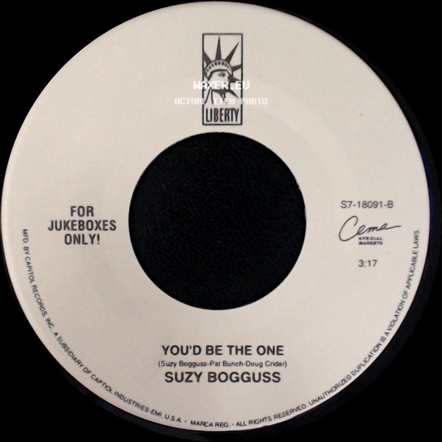 Suzy Bogguss - You'd Be The One / Souvenirs side A