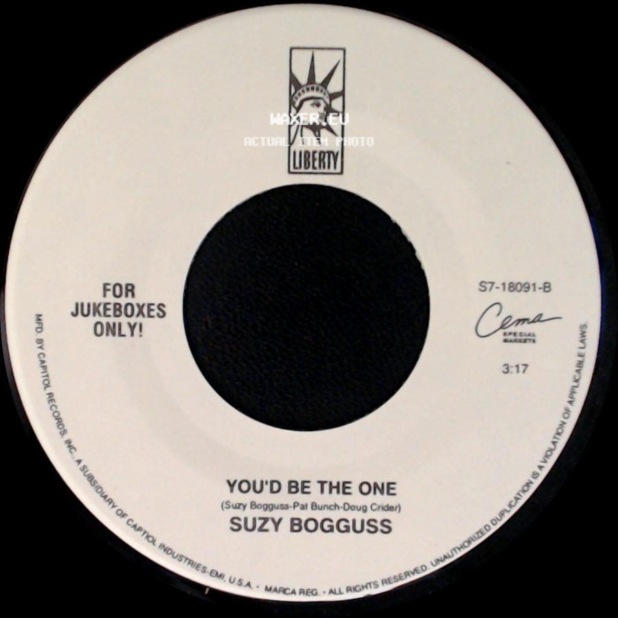 Suzy Bogguss - You'd Be The One / Souvenirs side A