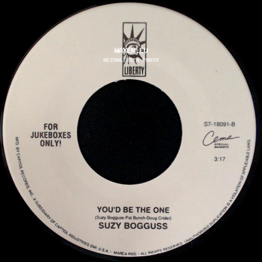 Suzy Bogguss - You'd Be The One / Souvenirs side A