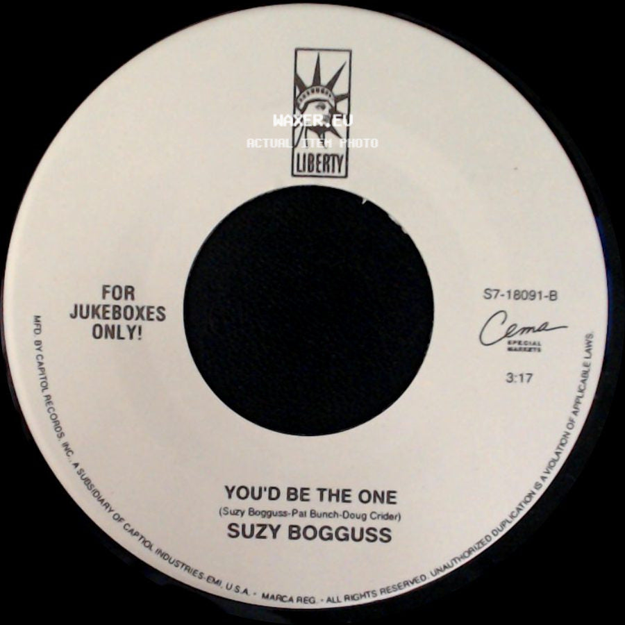 Suzy Bogguss - You'd Be The One / Souvenirs side A