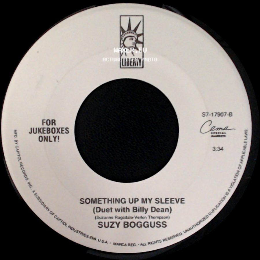 Suzy Bogguss - You Wouldn't Say That To A Stranger / Something Up My Sleeve (Duet With Billy Dean) side B