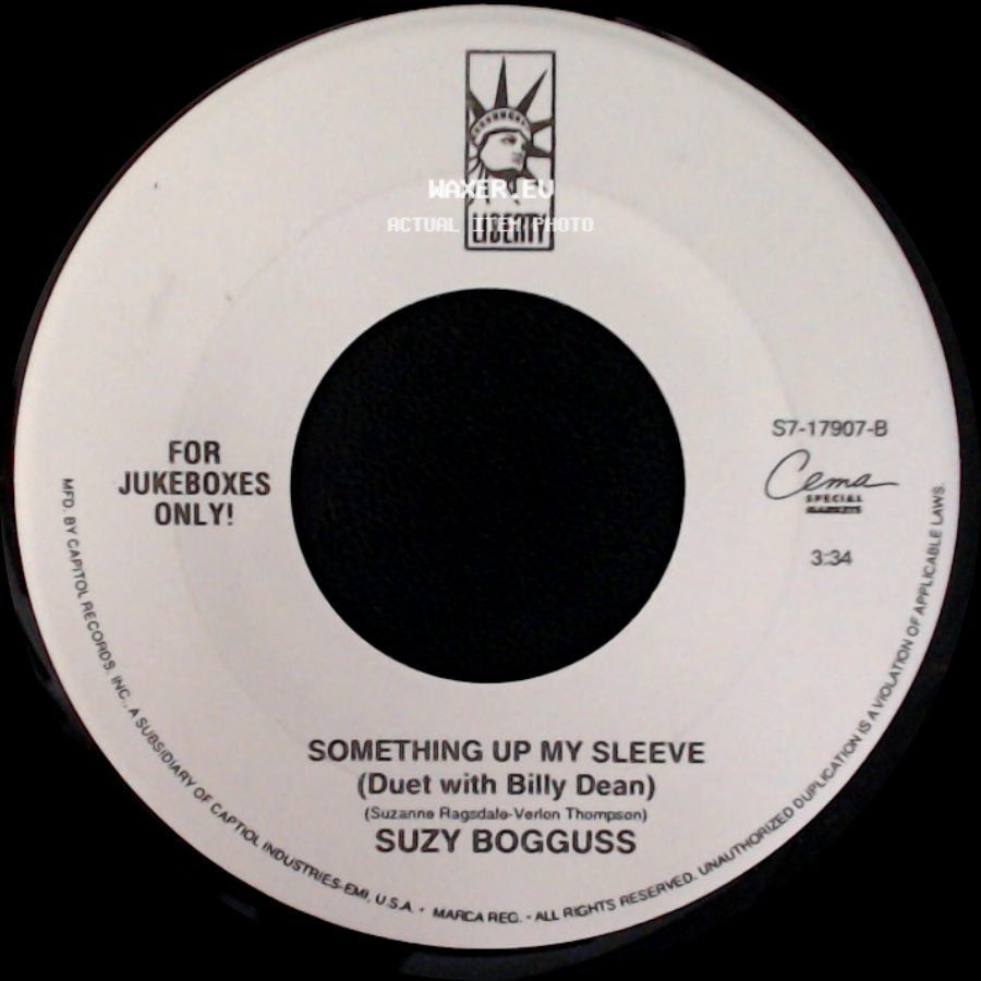 Suzy Bogguss - Something Up My Sleeve (Duet With Billy Dean) / You Wouldn't Say That To A Stranger side A