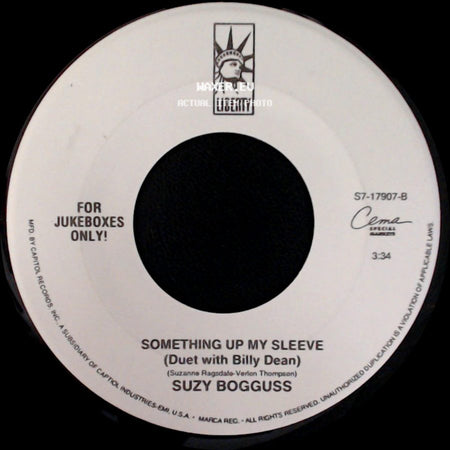 Suzy Bogguss - Something Up My Sleeve (Duet With Billy Dean) / You Wouldn't Say That To A Stranger side A