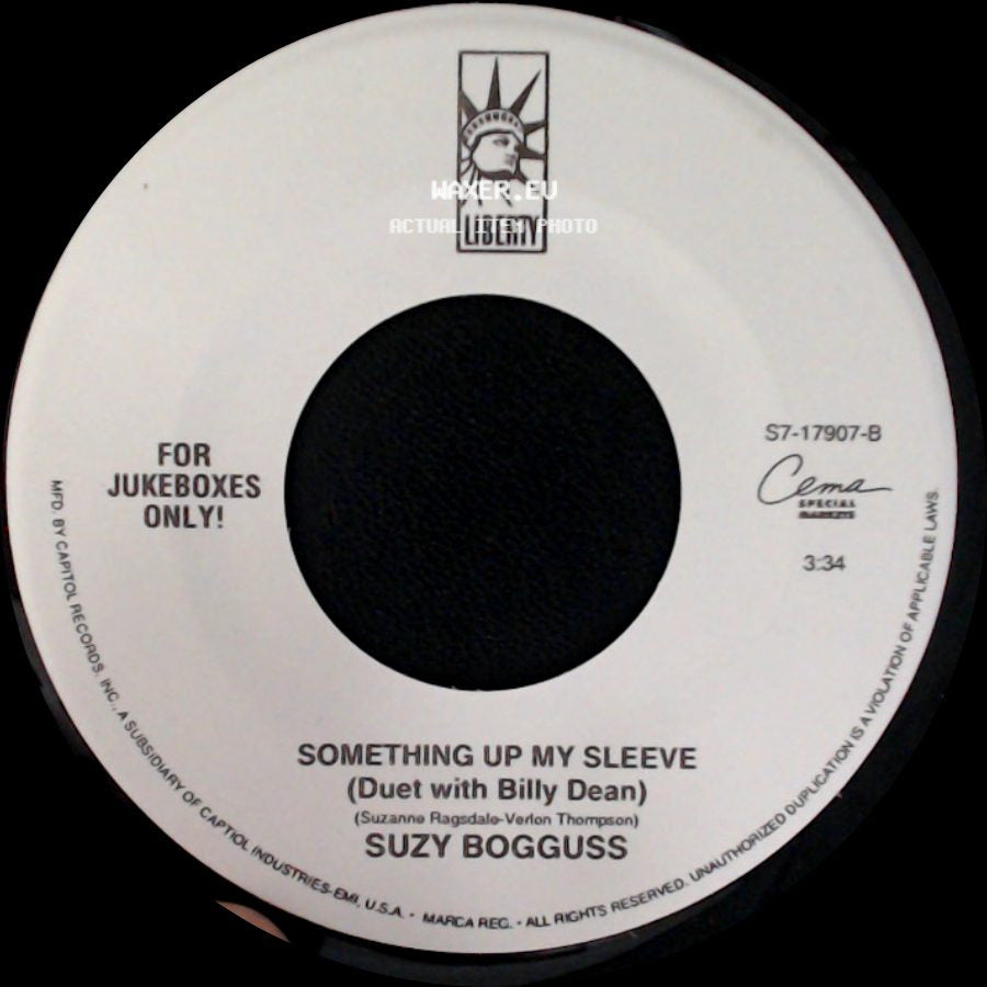 Suzy Bogguss - Something Up My Sleeve (Duet With Billy Dean) / You Wouldn't Say That To A Stranger side A
