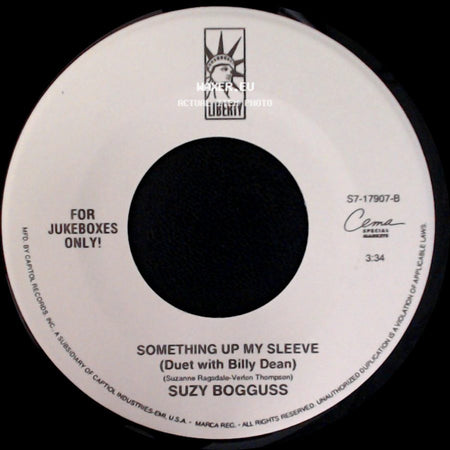 Suzy Bogguss - Something Up My Sleeve (Duet With Billy Dean) / You Wouldn't Say That To A Stranger side A