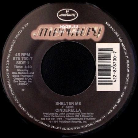 Cinderella - Shelter Me / Electric Love side A
